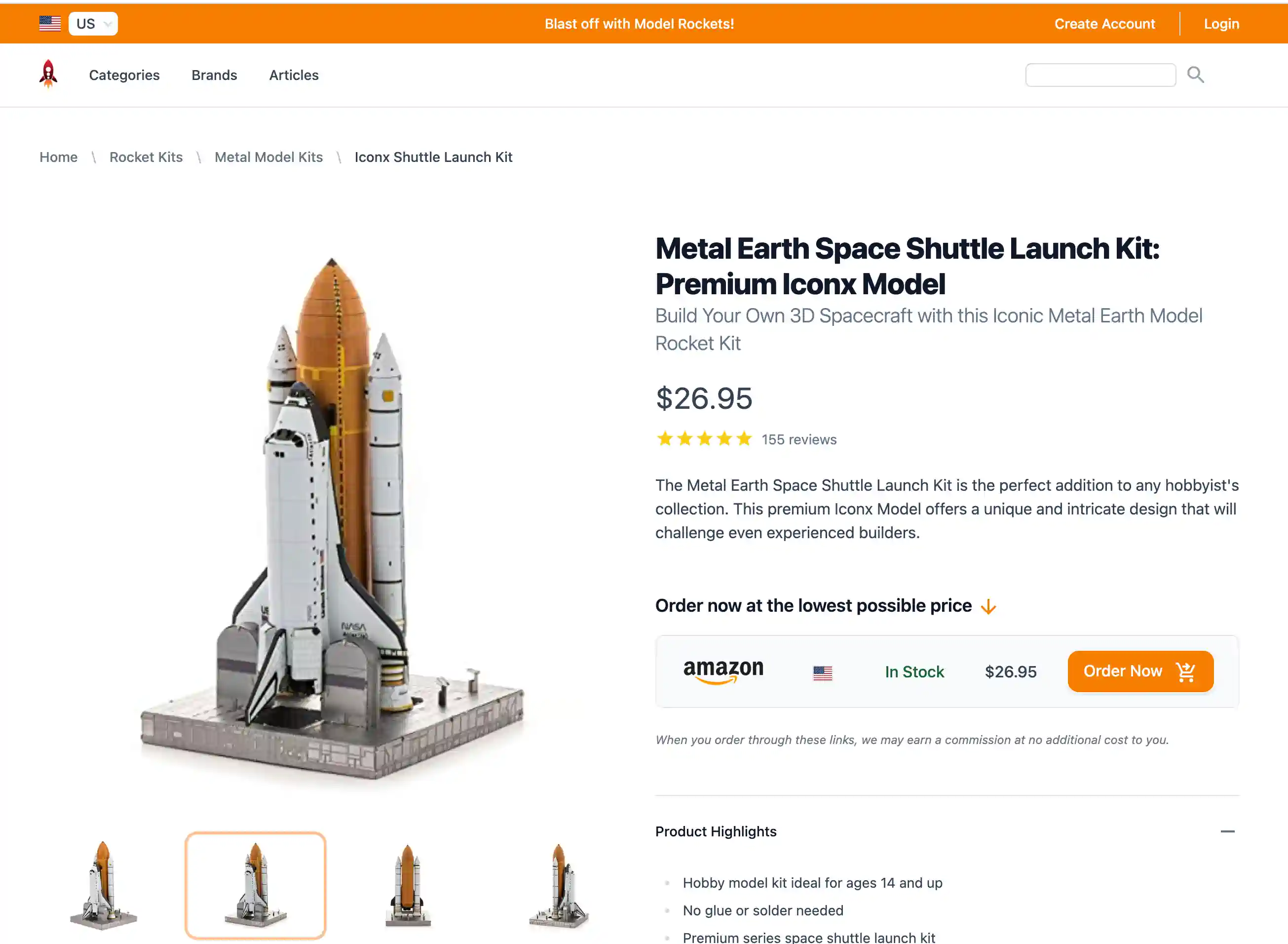An Etsy affiliate store built with FreshStore