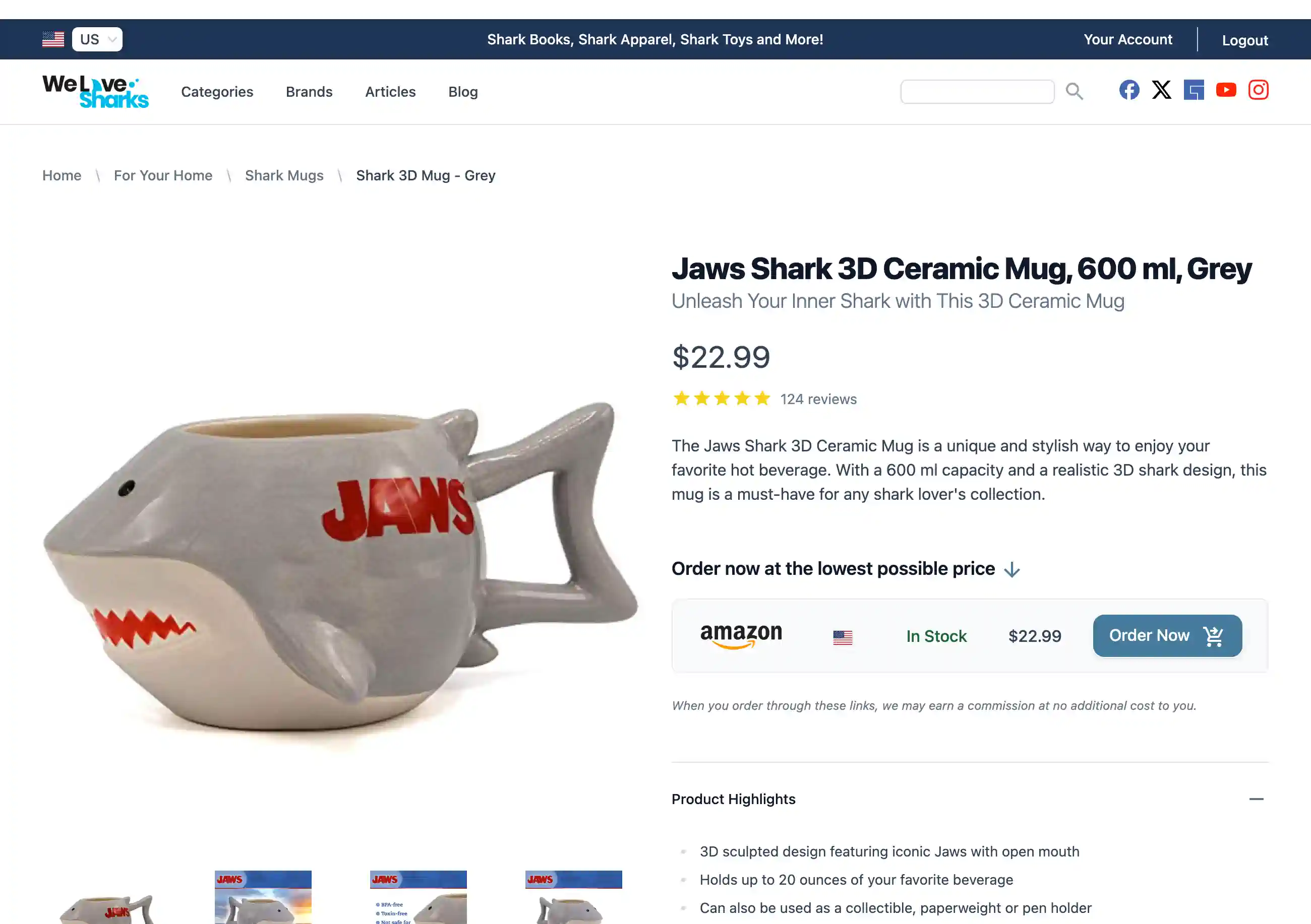 A content-rich affiliate website built with FreshStore