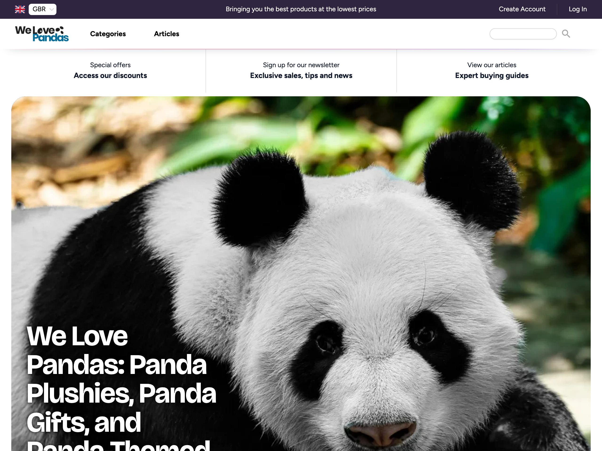 We Love Pandas screenshot