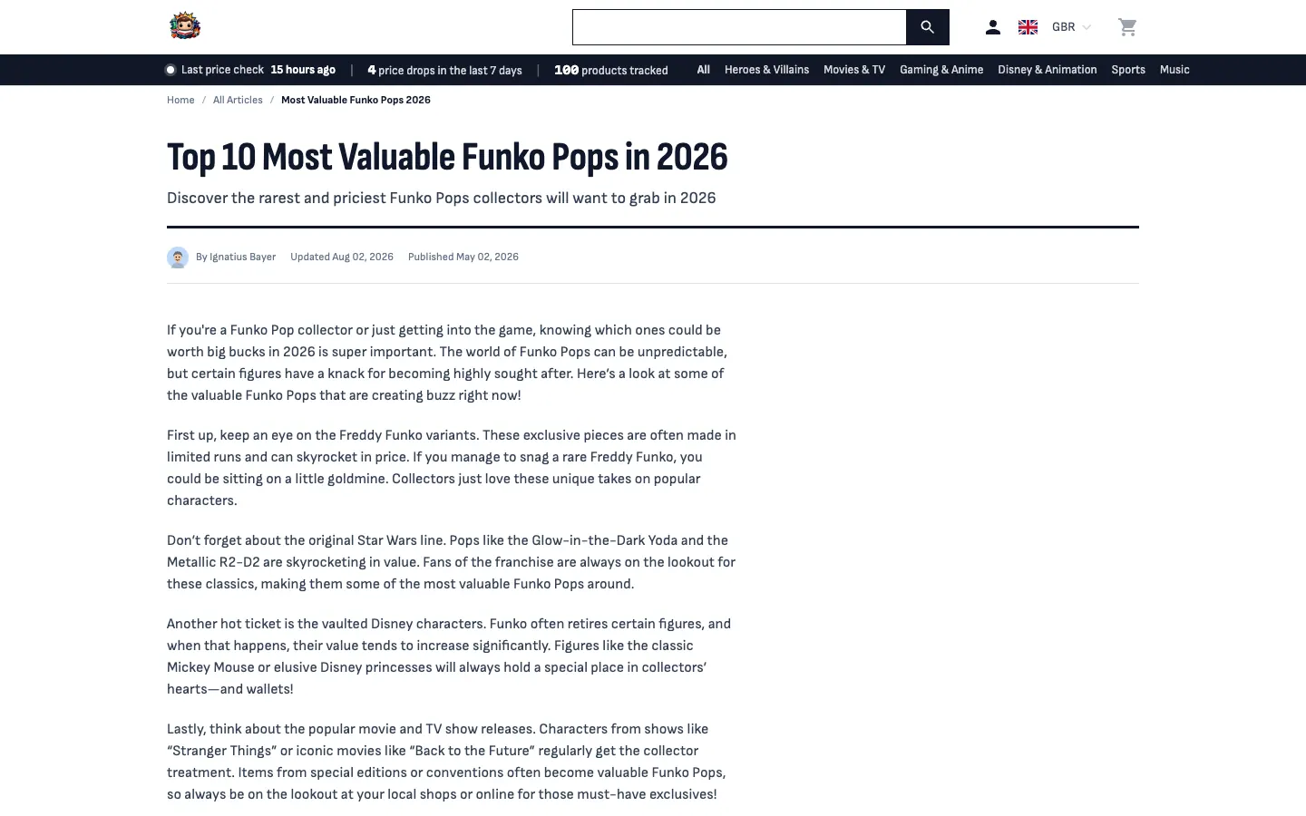 Bounty article on funko.rocks