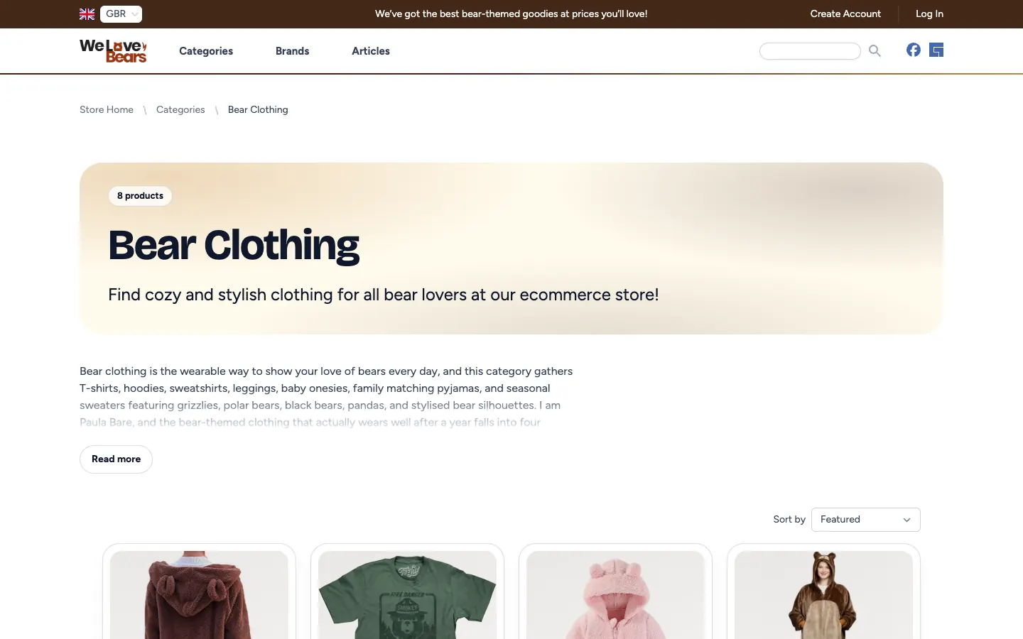 Crystal category page on store.lovebears.org
